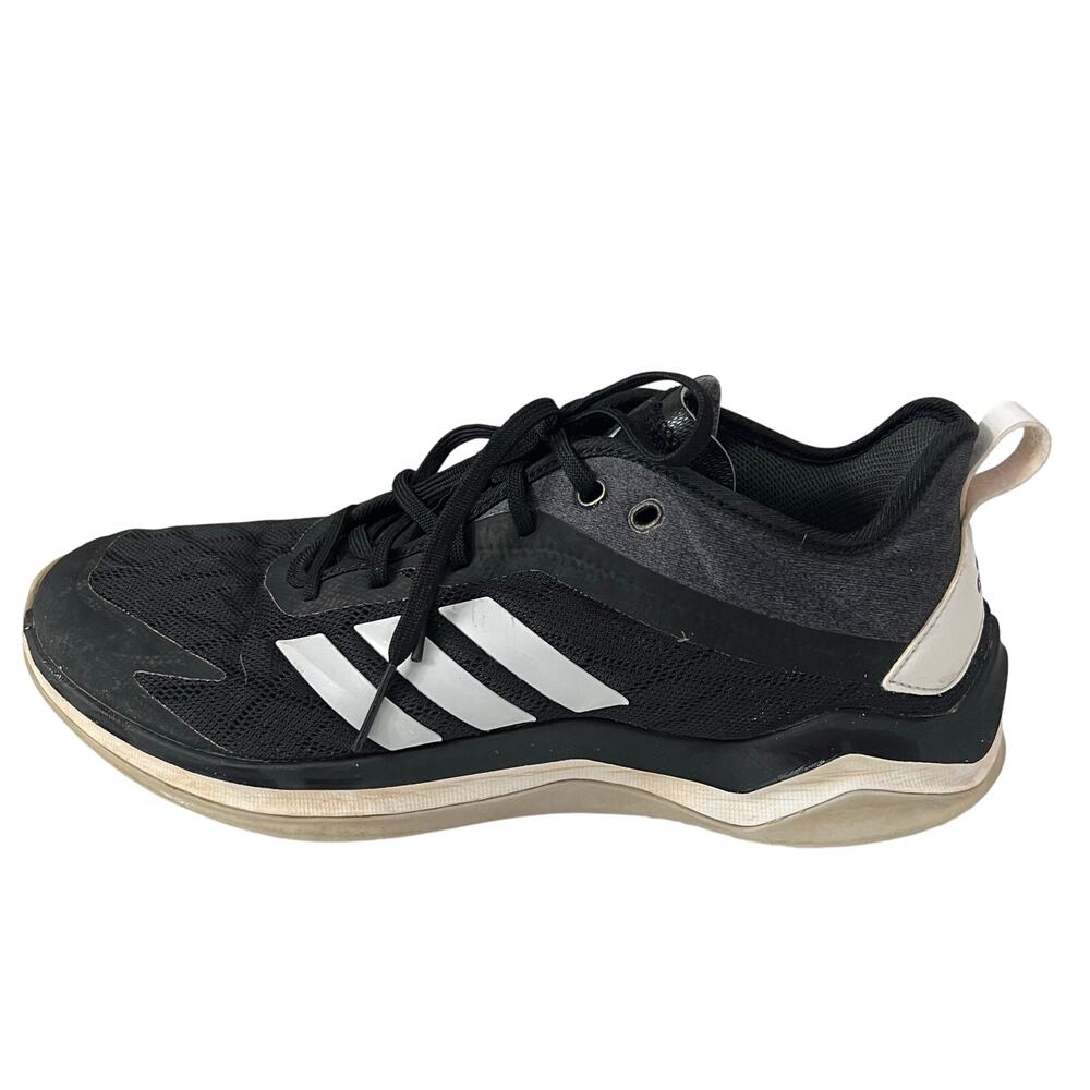 Adidas Shoes Mens 9.5 Speed Trainer 4 Running Sneakers Black Mesh Logo CG5131